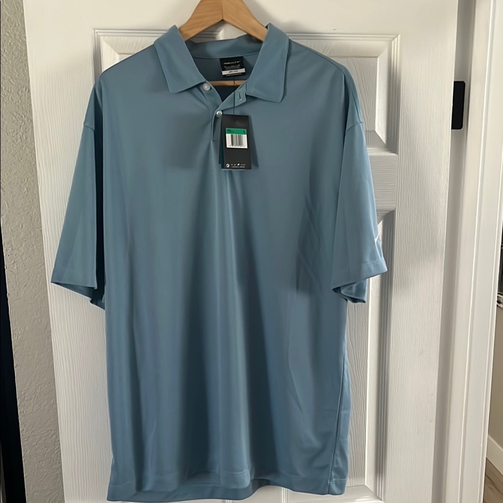 Nike Men's Blue Polo Shirt